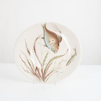Fish service, 13 pieces, earthenware, "Fish", Johnson Bros, England.
