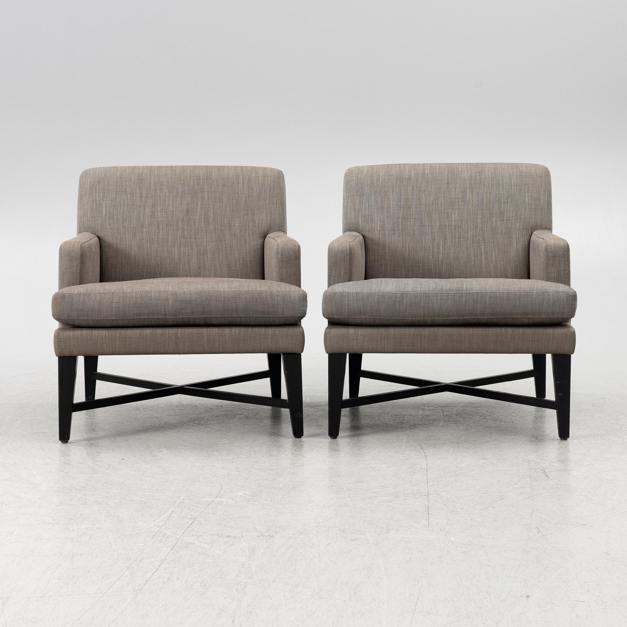 Helene Hennie, armchairs, a pair, Slettvoll, contemporary.
