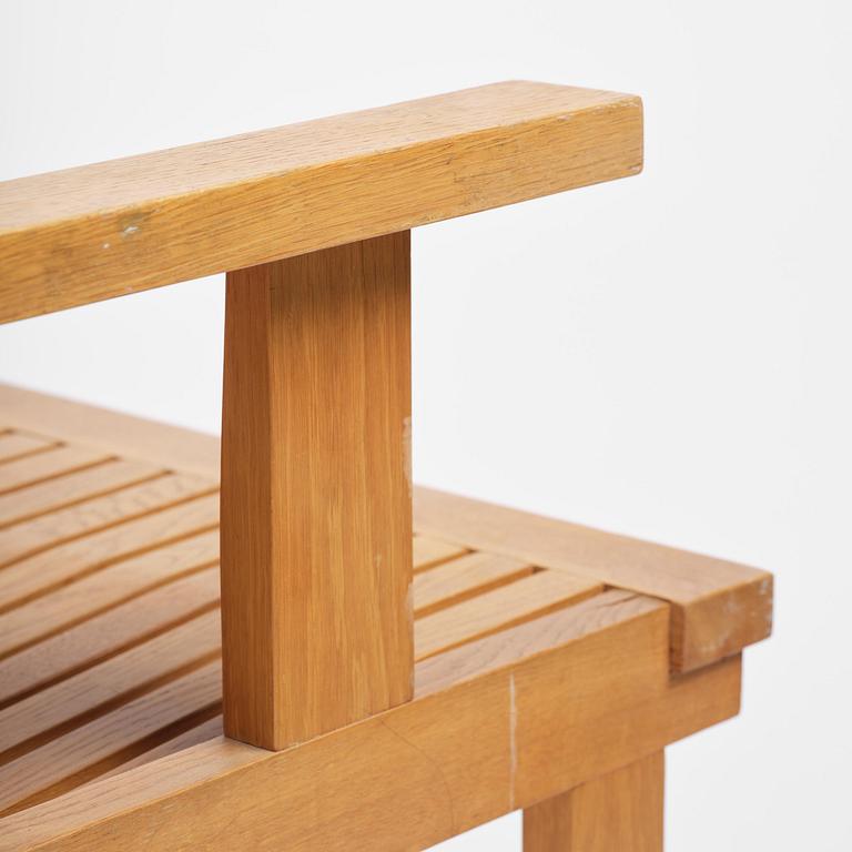 John Kandell, a pair of armchairs, J. E. Blomqvist Möbelfabrik, Uppsala, designed for the City Archive of Stockholm, 1958-59.