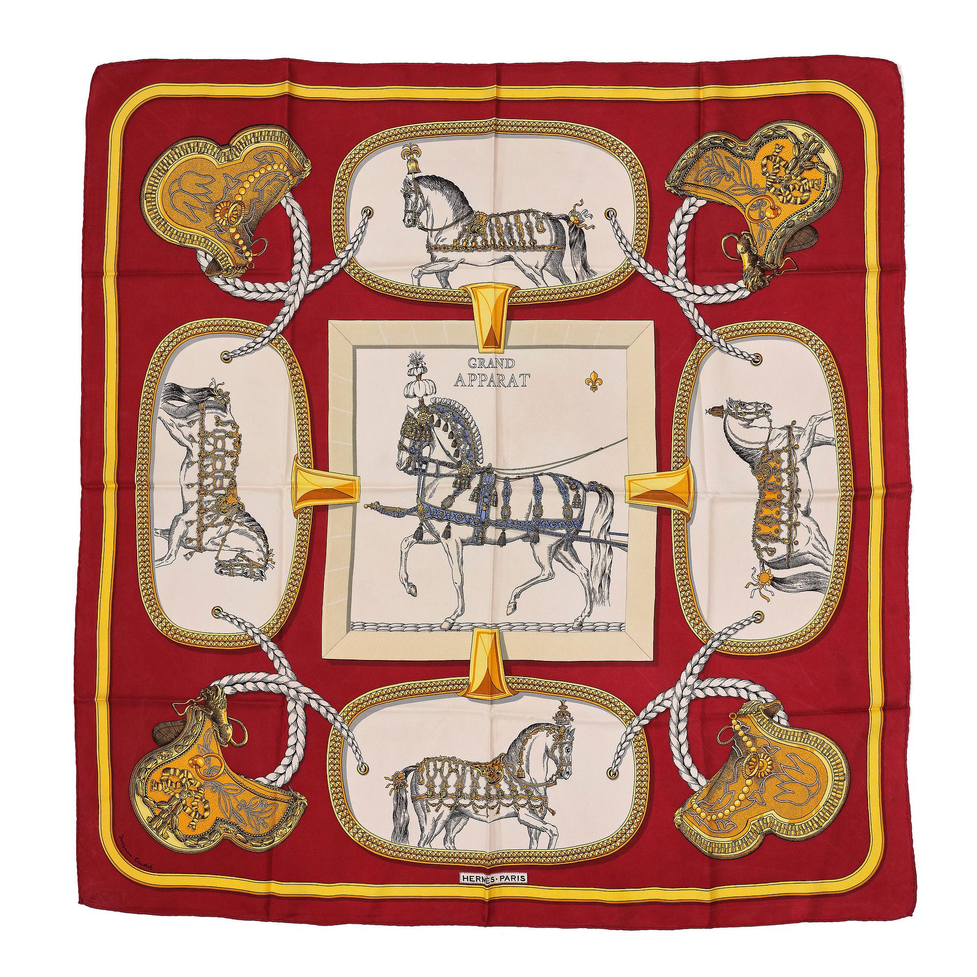 Hermès, scarf, “Grand Apparat”.