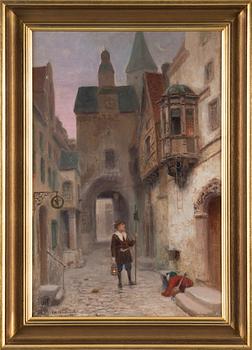 FRANS WILHELM ODELMARK, oil on canvas, signed.