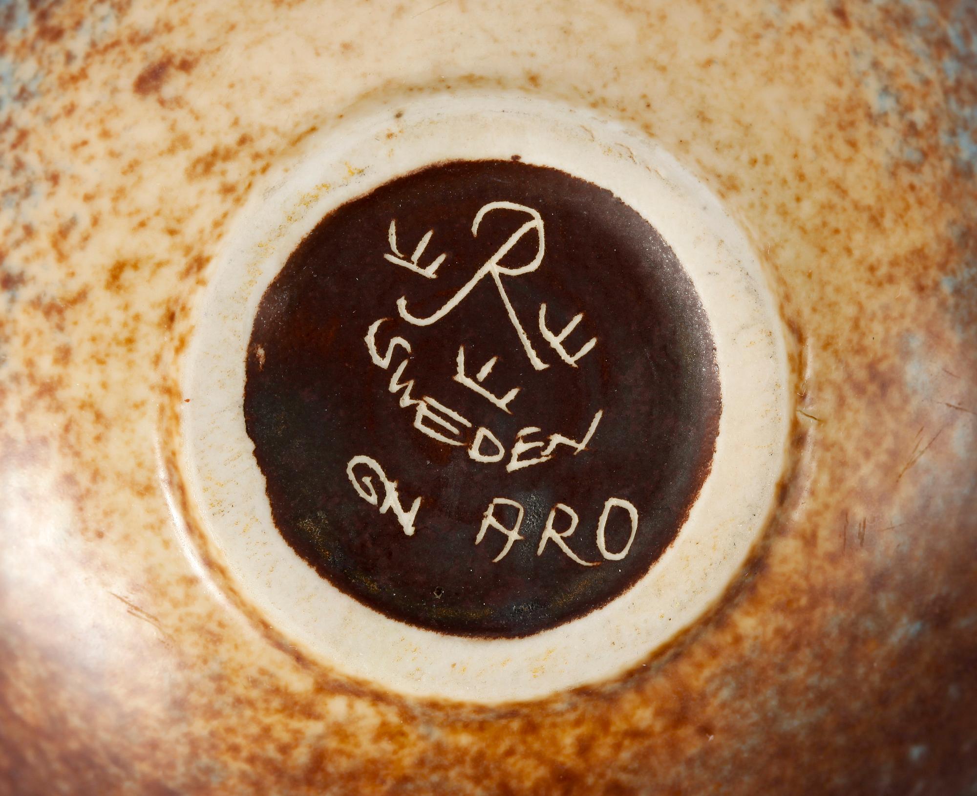 SKÅLAR, 2 st, stengods Gunnar Nylund, Rörstrand.