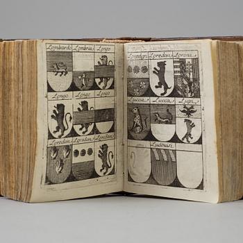 BOK, Heraldisk adelskalender från Venedig, 1694.