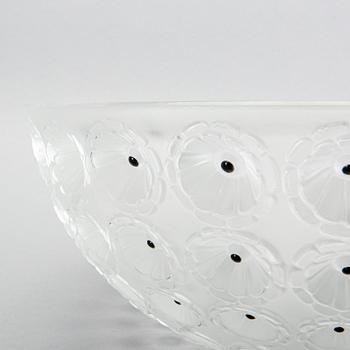 Lalique, a 'Nemours' glass bowl, France 20th century latter part.