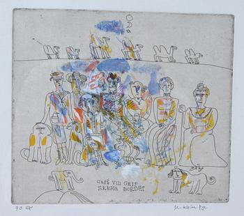 MADELEINE PYK, , litografi, sign.