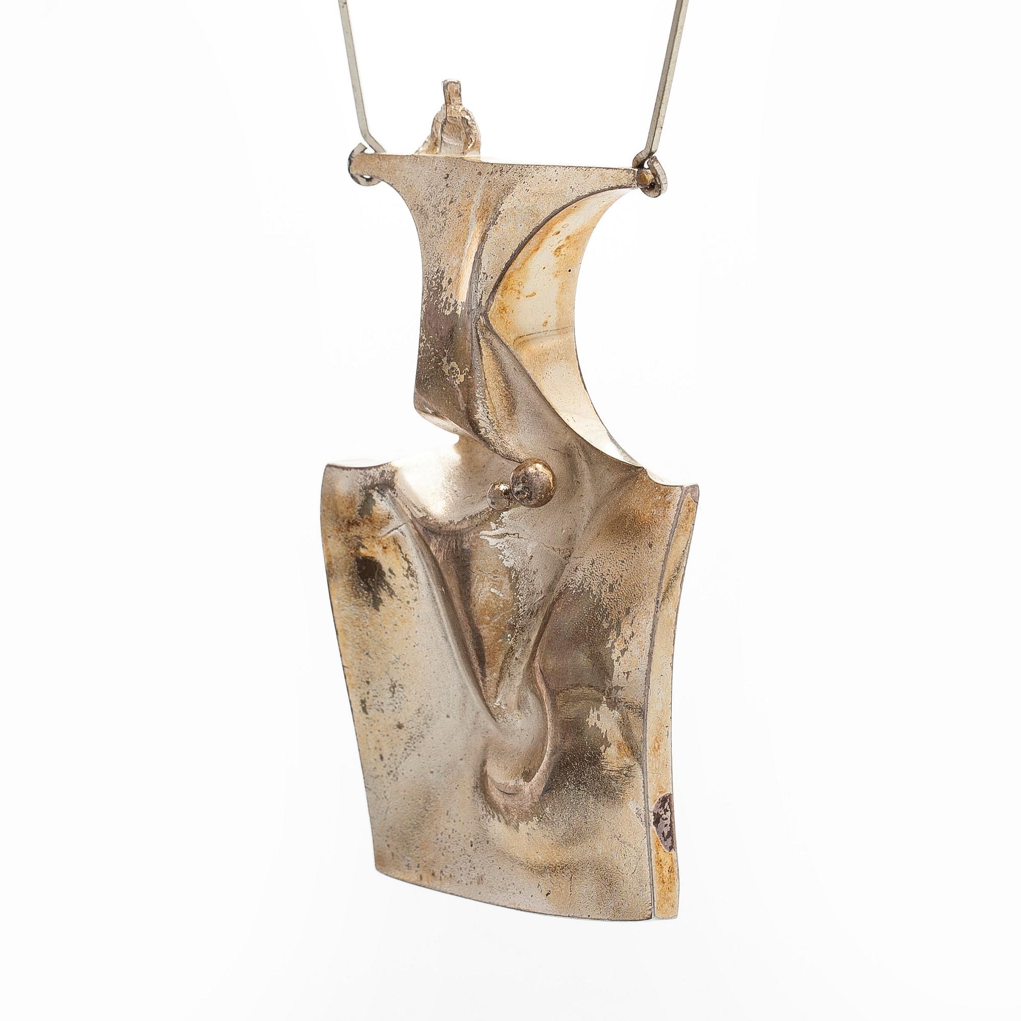 Björn Weckström, halsband "Barbarella", sterling silver, Lapponia 1972.