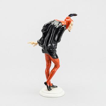 KARL TUTTER,  a signed porcelain figurine.