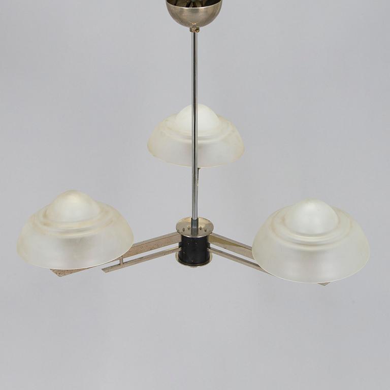 Paavo Tynell, a 1930s '3023/3' chandelier for Taito.