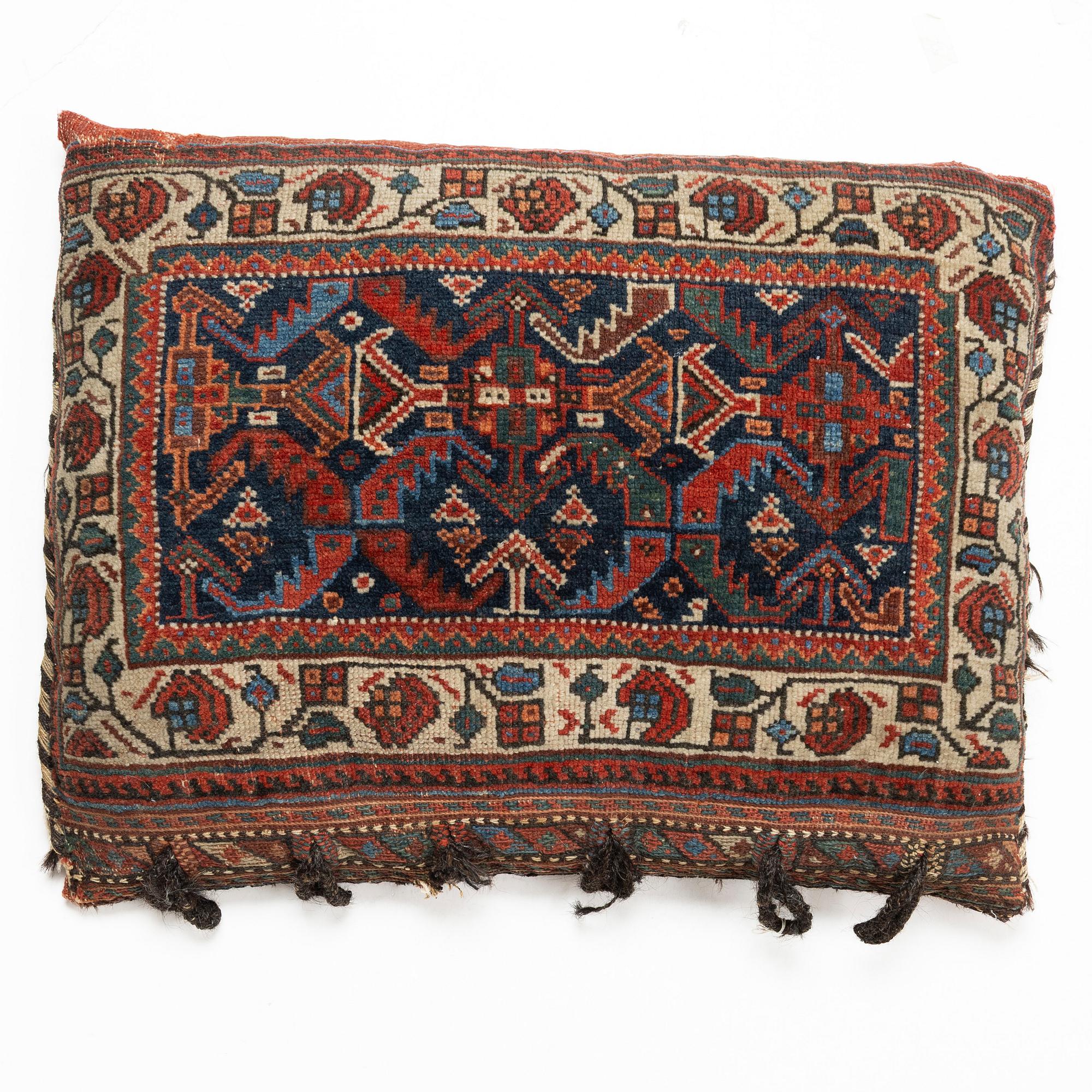 A Kashgai cushion, a. 64 x 51 cm.