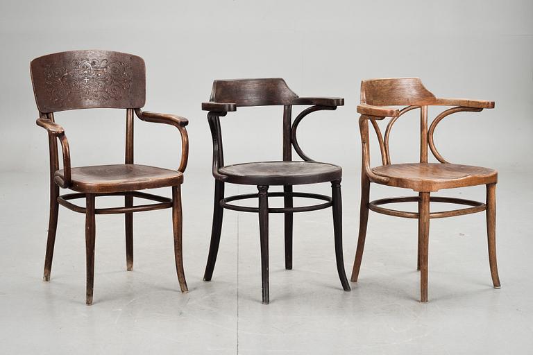 PARTI STOLAR 7, bland annat Thonet. 1900-talets första hälft.