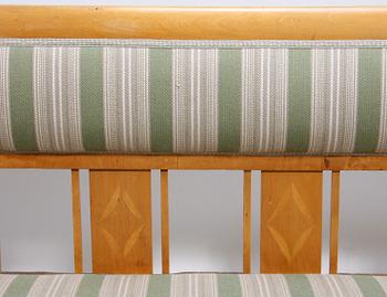 SOFFA samt STOLAR, ett par, biedermeier, 1800-talets mitt.
