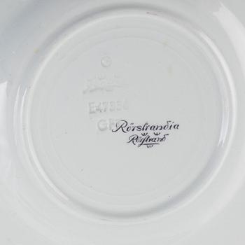 A 68-piece 'Rörstrandia' faience service, Rörstrand, first half of the 20th Century.