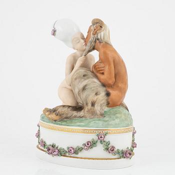 Gerhard Henning, a porcelain figurine, Royal Copenhagen, Denmark, early 20th Century.