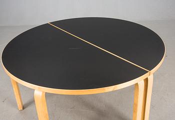 MATBORD, tvådelat, bord 96, Alvar Aalto, Artek, Finland, 1980-tal.