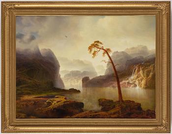 Marcus Larsson, ”Norskt landskap” (Norwegian landscape).