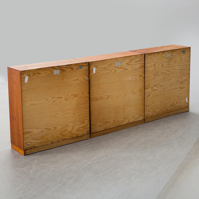 MOGENS KOCH, a three-part- teak 'Reol' bookcase Rud. Rasmussens, Snedkerier, Copenhagen, Denmark.