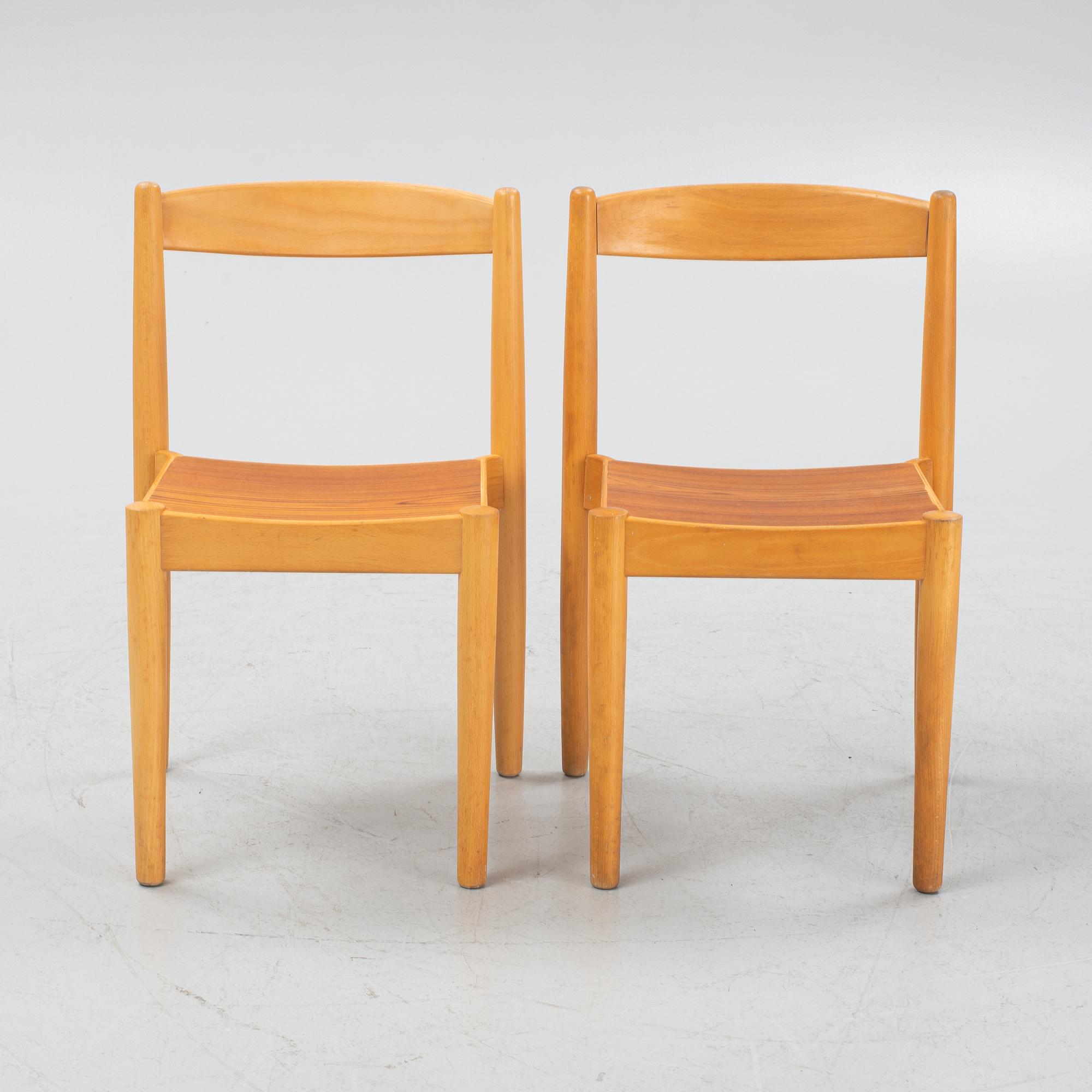 A set of six 'Stapelstol USA-1' chairs, Bjärnums Möbelfabriker AB, 1960 ...