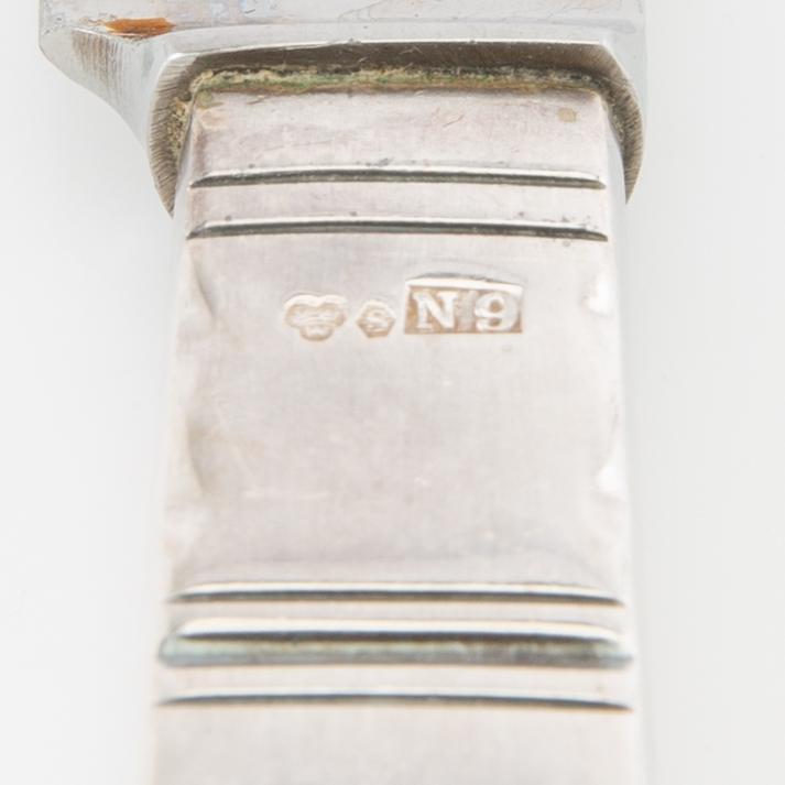 Jacob Ängman, bestick 18 dlr "Rosenholm" silver, GAB Stockholm 1959-1965.