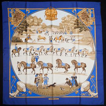 SCARF, Hermes, Paris, "Presentation de Chevaux".