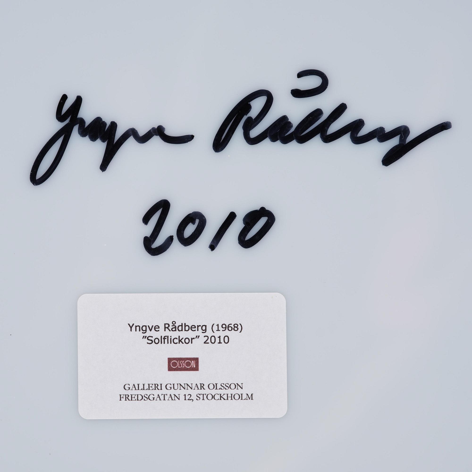 Yngve Rådberg, "Solflickor".