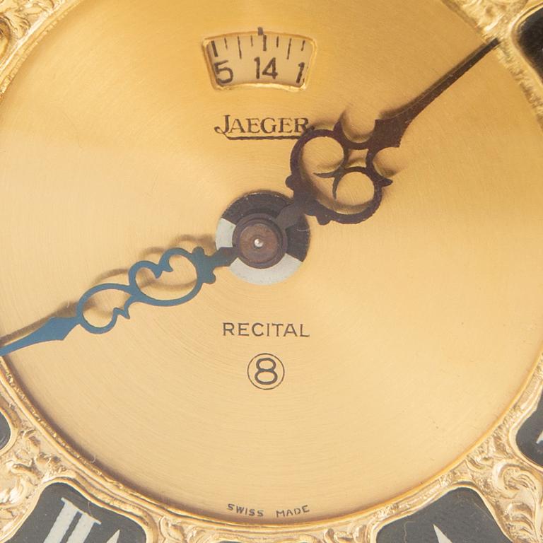 Jaeger-LeCoultre, "Recital" alarm clock, second half of the 20th century.