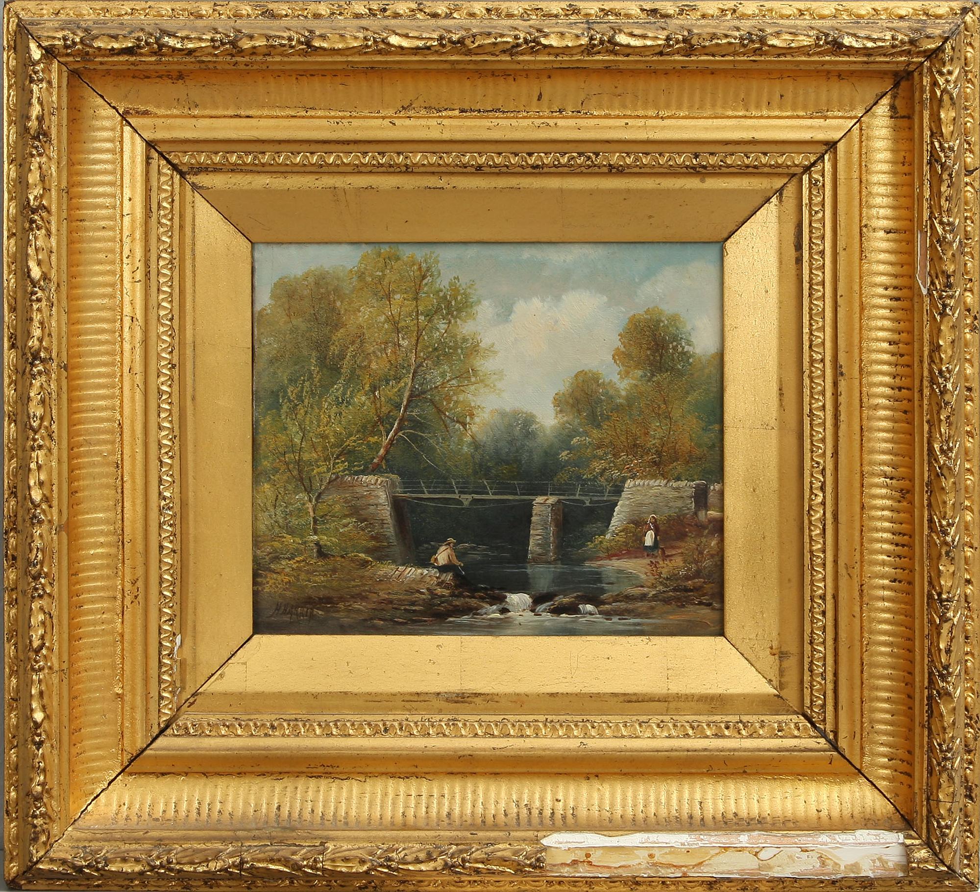 OKÄND KONSTNÄR, ett par. England, bär sign, 1800-talets slut.