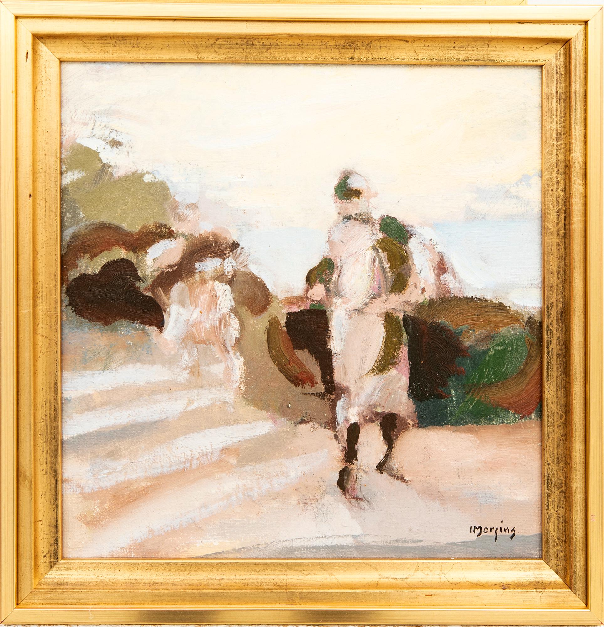 Ivar Morsing, olja på pannå signerad.