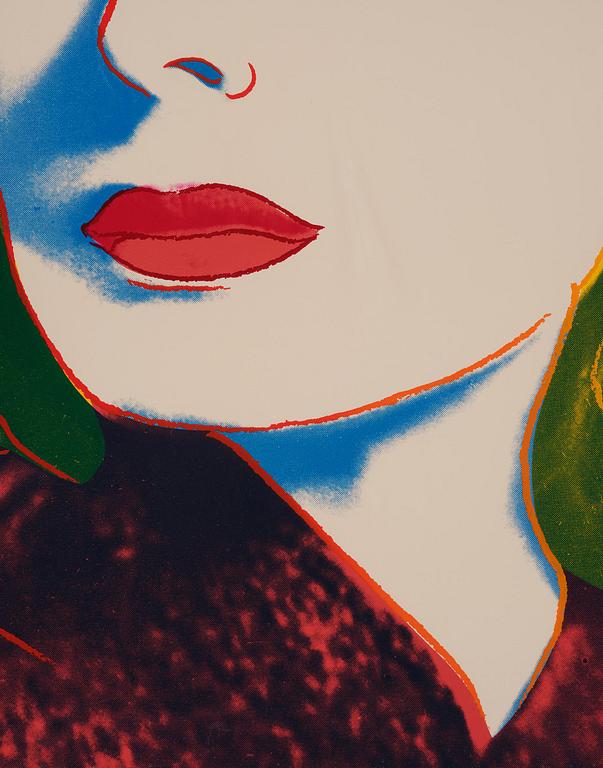 Andy Warhol, "With Hat", from: "Ingrid Bergman".