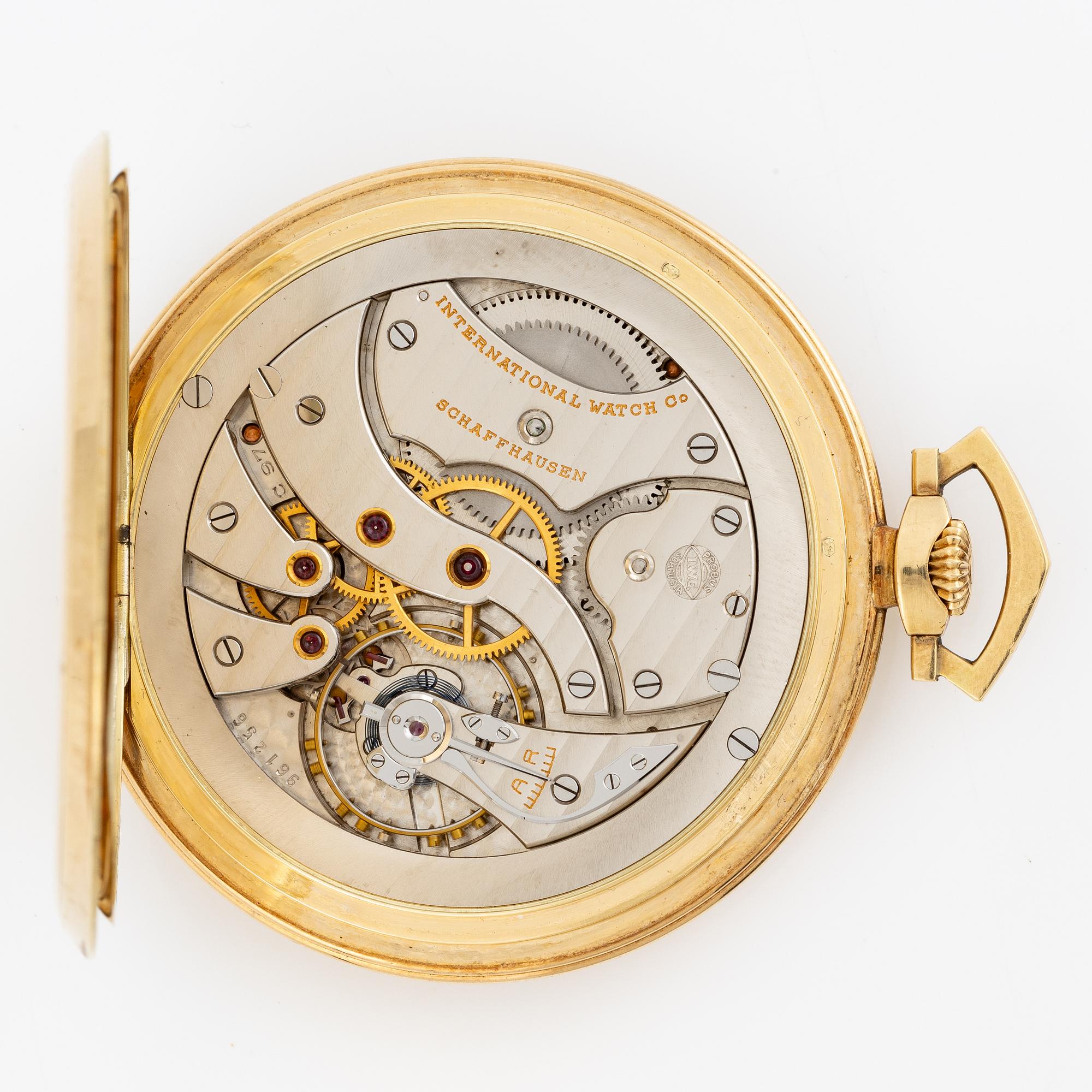 IWC, pocket watch, "Sector Dial", 51 mm.