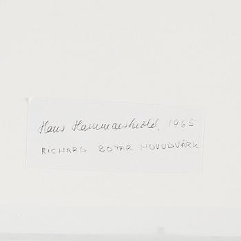Hans Hammarskiöld, photograph signed on verso.