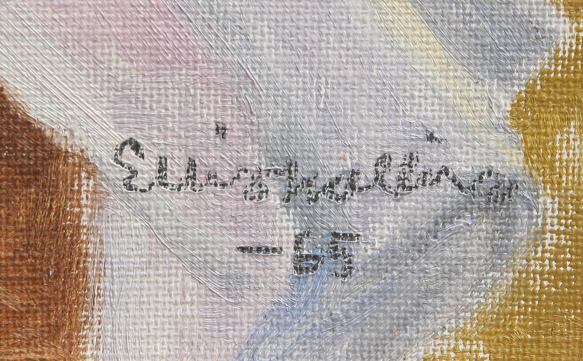 ELLIS WALLIN, olja på duk, sign o dat -65.
