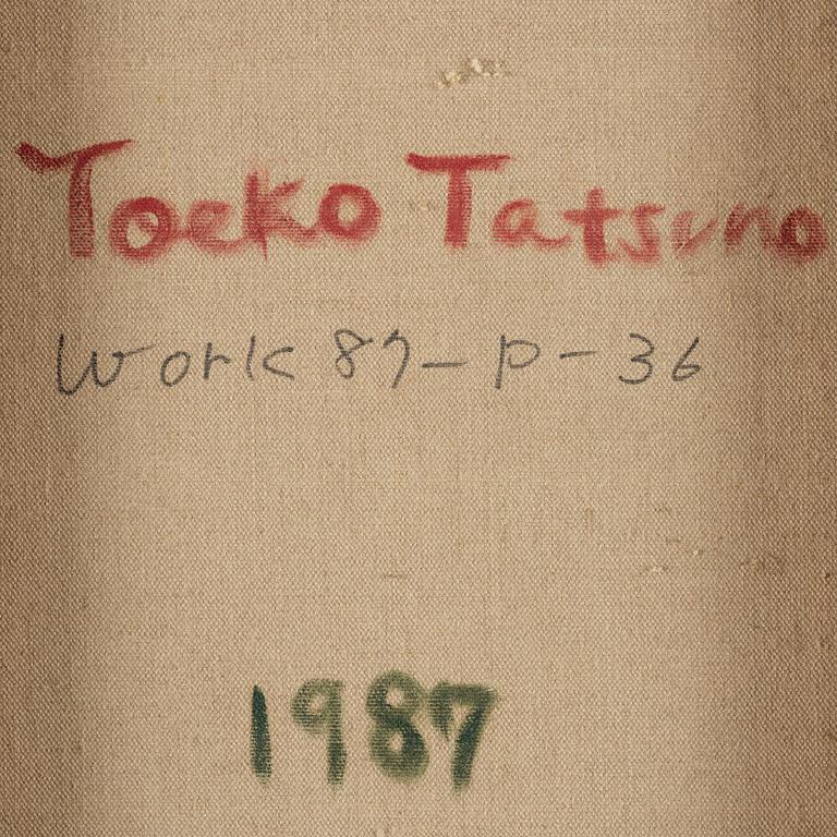 Toeko Tatsuno, "Work 87-P-36".