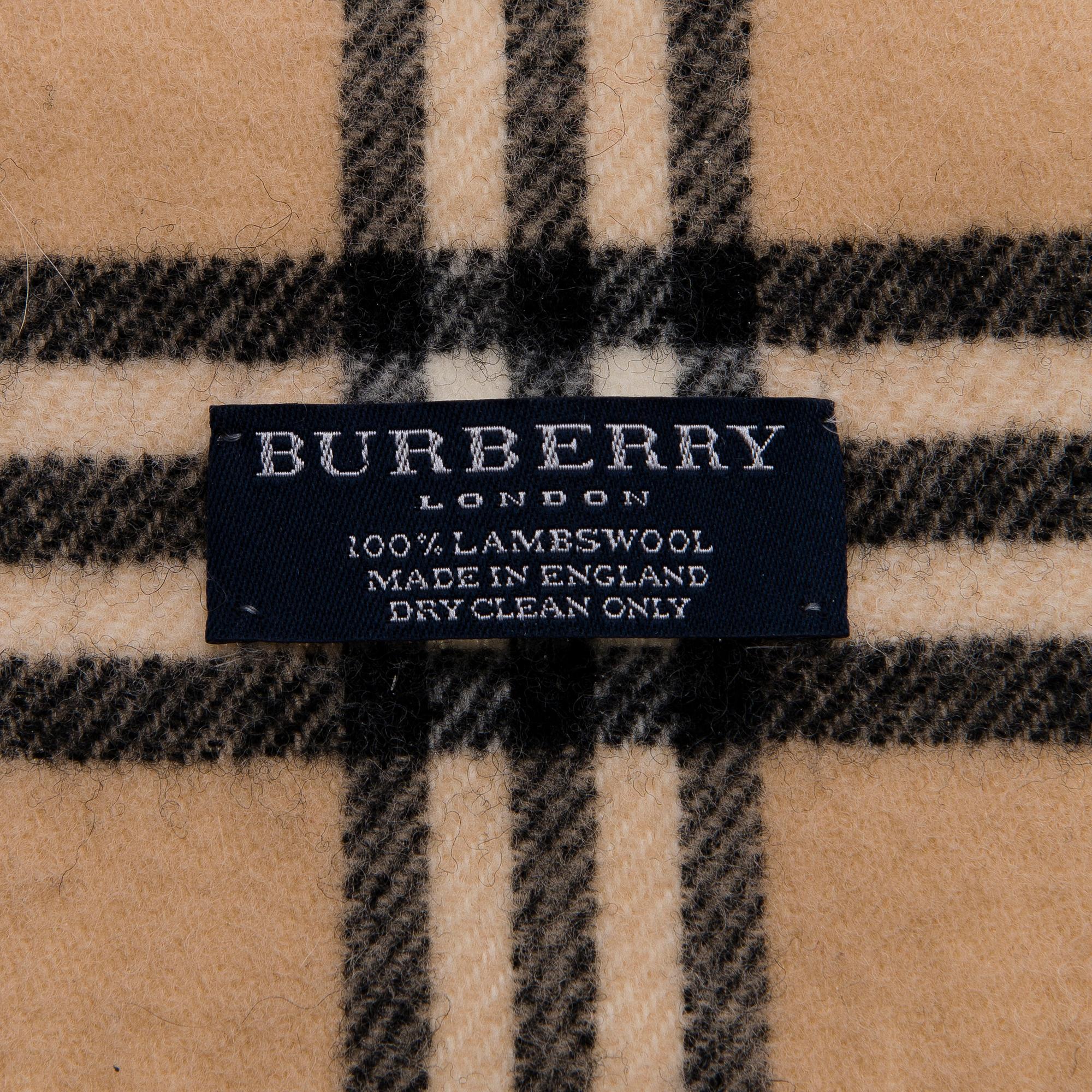 Burberry scarf lambswool clearance
