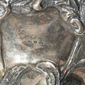 Carl August Löndberg, a silver confectionery bowl, Västervik 1864.