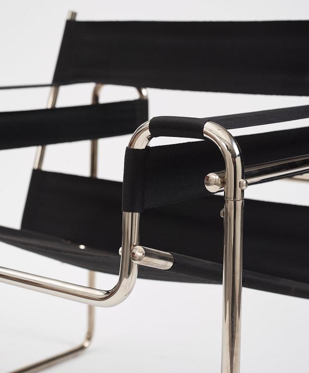 Marcel Breuer, a first edition "B3", easy chair, Standard Möbel, Germany ca 1926-1927.