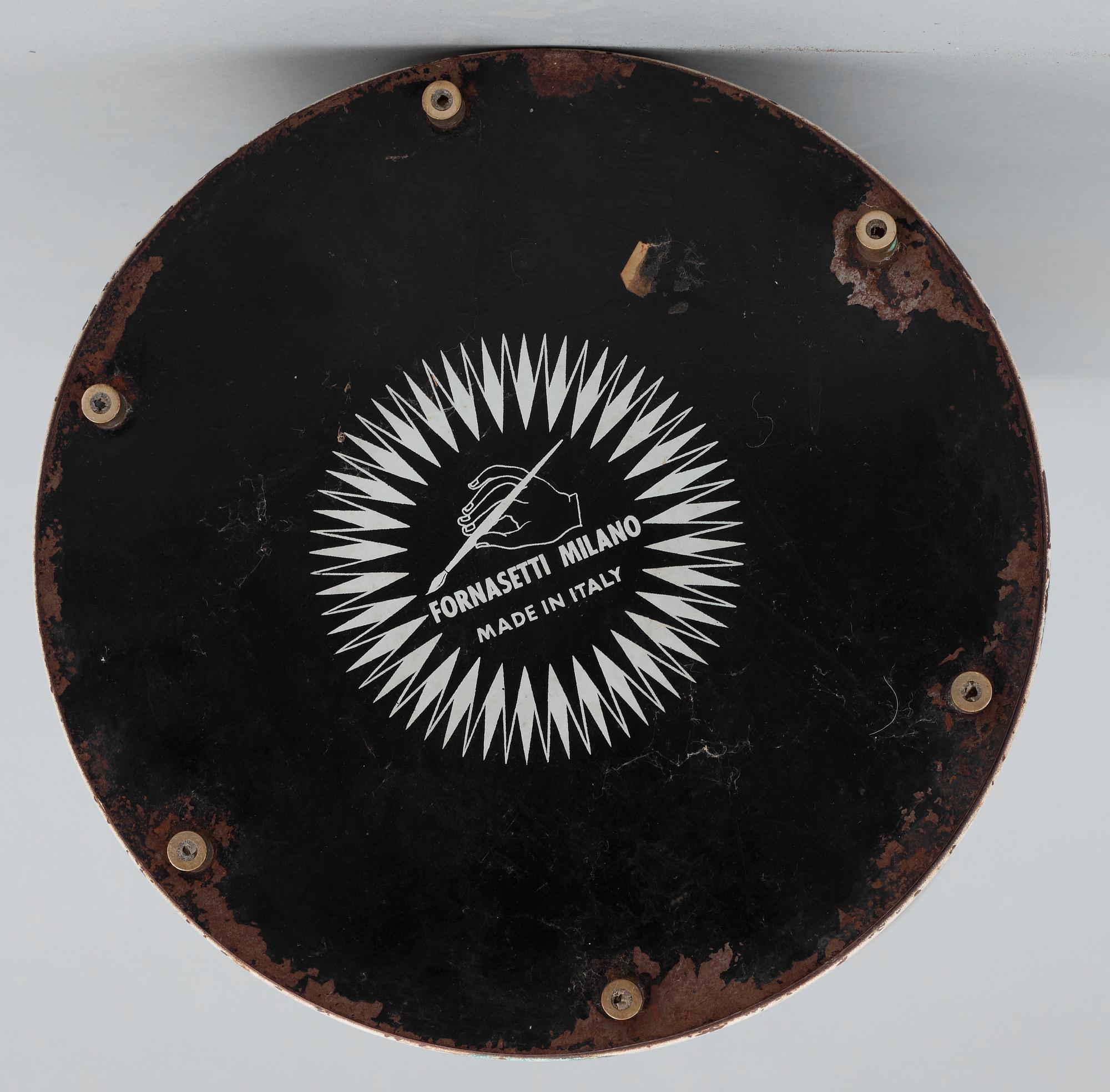 PIERO FORNASETTI, paraplyställ, Milano, Italien, 1960-70-tal.