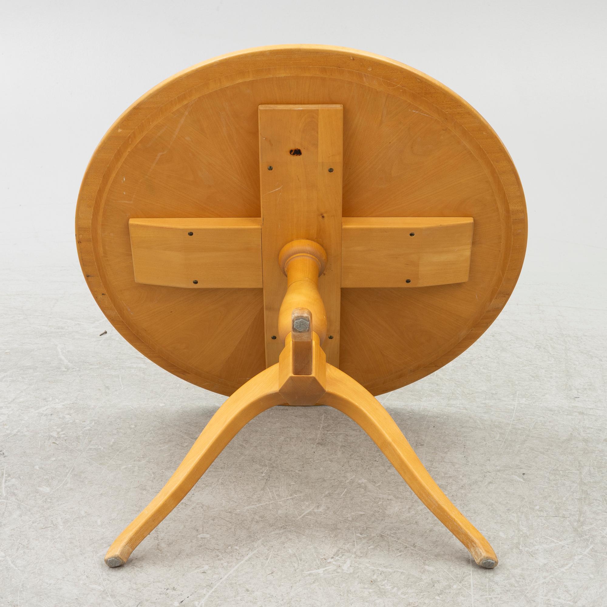 Carl Malmsten, side table, "Båstad", second half of the 20th century.