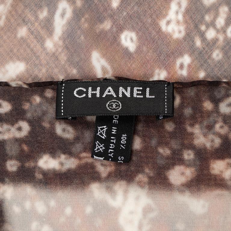 Chanel, a silk scarf.