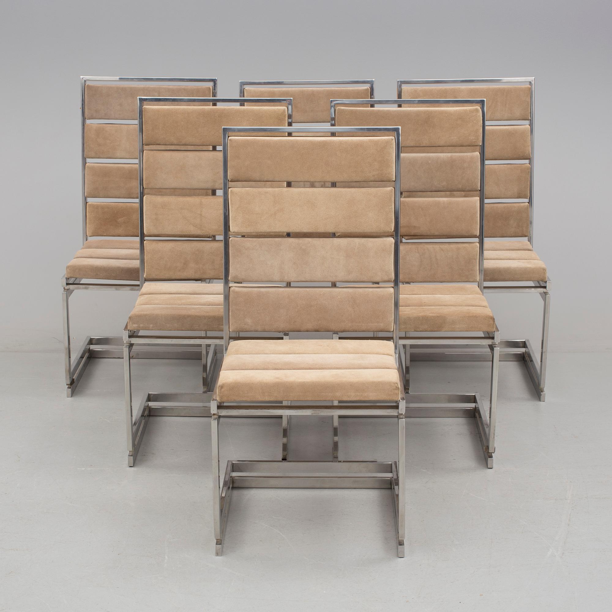 STOLAR, 6 st. Romeo Rega, Italien. 1900-talets andra hälft.