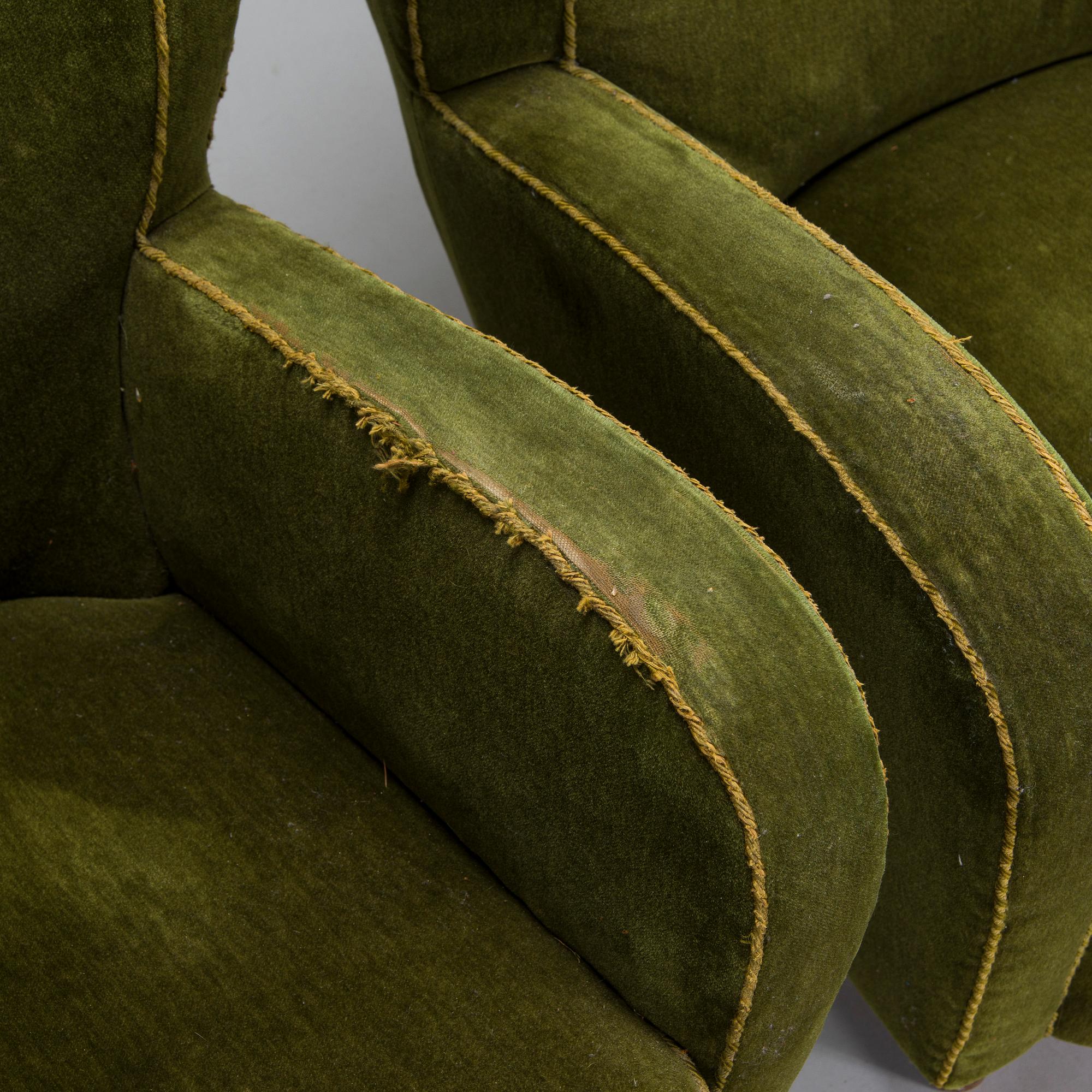 Fåtöljer, ett par, 1900-talets mitt.