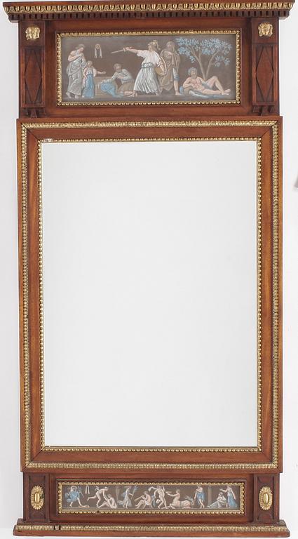 A late Gustavian circa 1800 mirror.