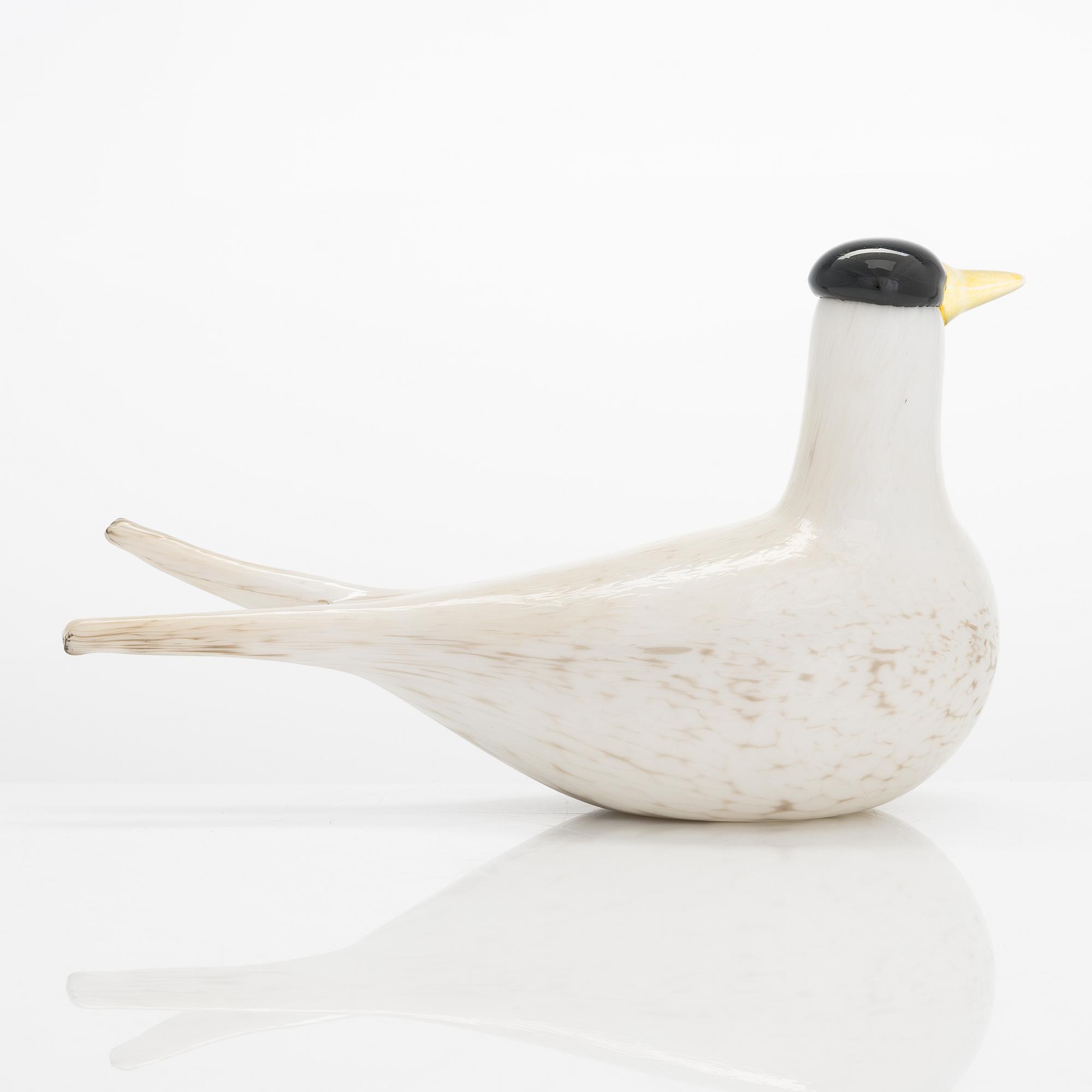 Oiva Toikka, annual glass bird 2000, signed O. Toikka Nuutajärvi 2000.