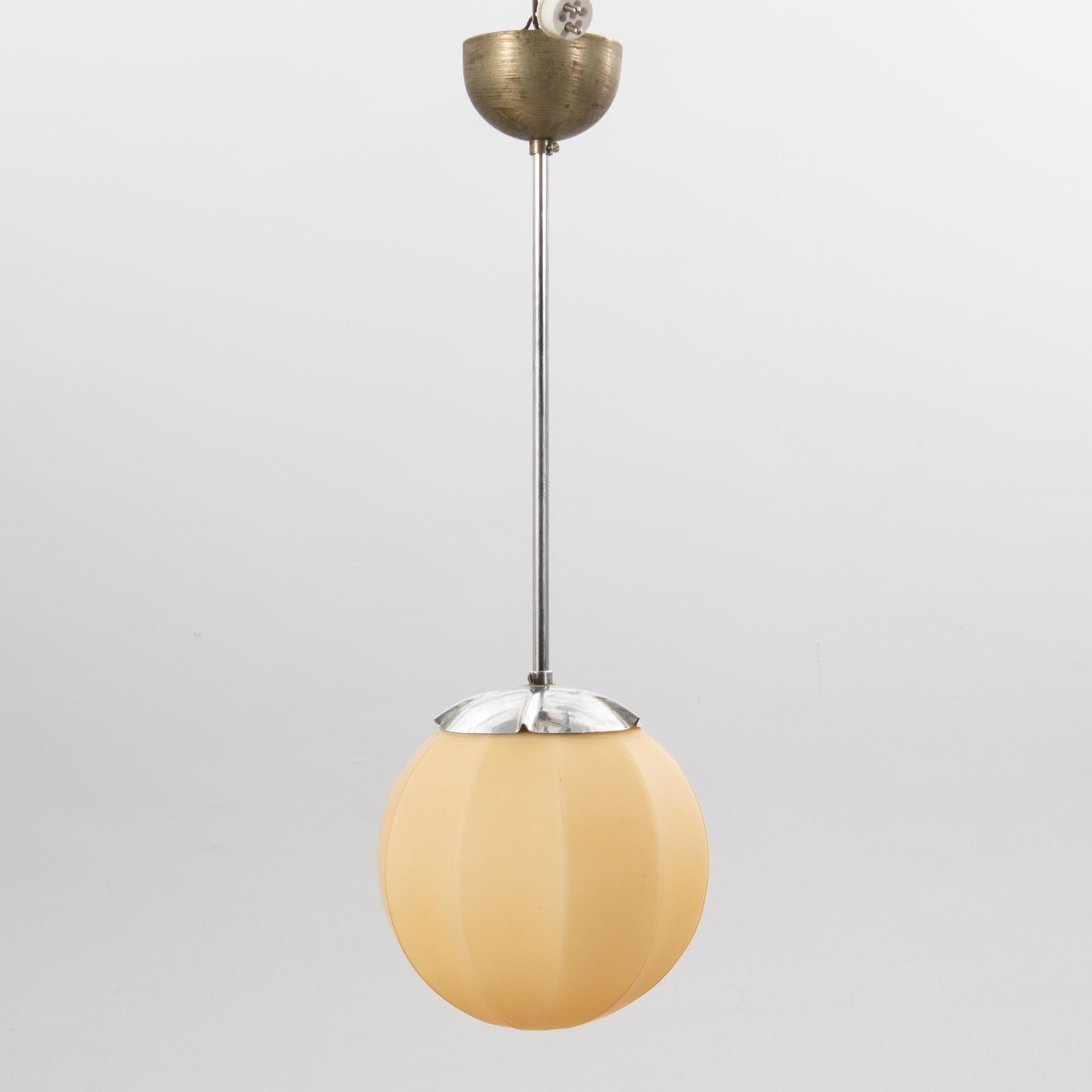 Taklampa Funkis 1940-tal.