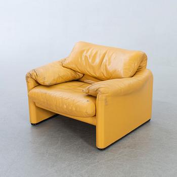 VICO MAGISTRETTI, fåtölj "Maralunga", Cassina 1900-talets senare del.