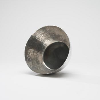 TAPIO WIRKKALA, SKÅL, sterling silver, Hopeakeskus, Tavastehus 1970. Märkt TW. Vikt 310 g.