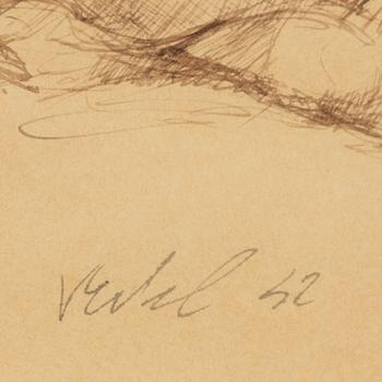 Vilma Eckl, Reclining model.