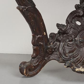 A rococo console table by A. Flodin (master in Stockholm 1758-74).