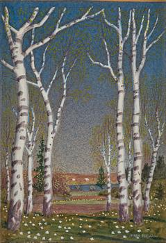 149. Oskar Bergman, Birch Trees.