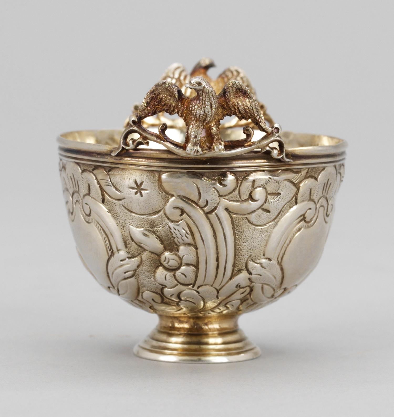 A Russian 18th cent charka, marks of S:t Petersburg.