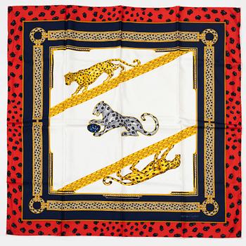 Cartier, scarf, vintage.